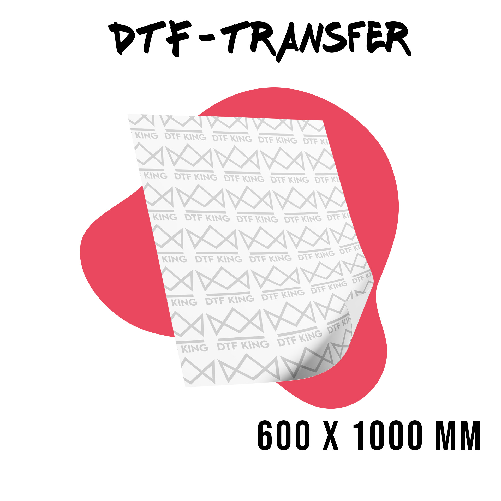 DTF-Transfer - METERWARE 600 x 1000 mm