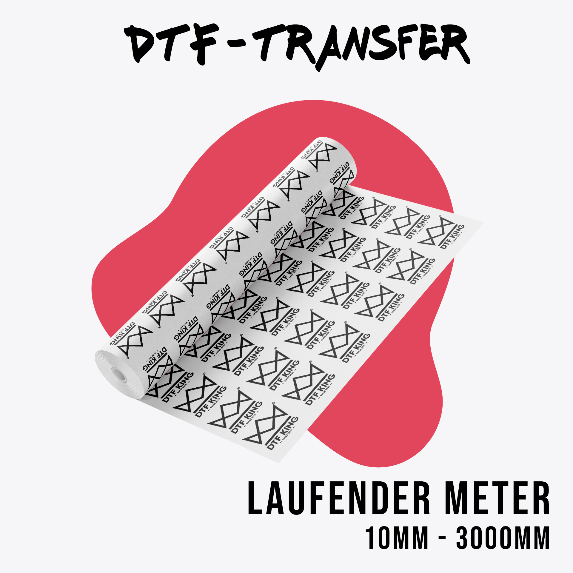 DTF-Transfer - Laufmeter nach Maß