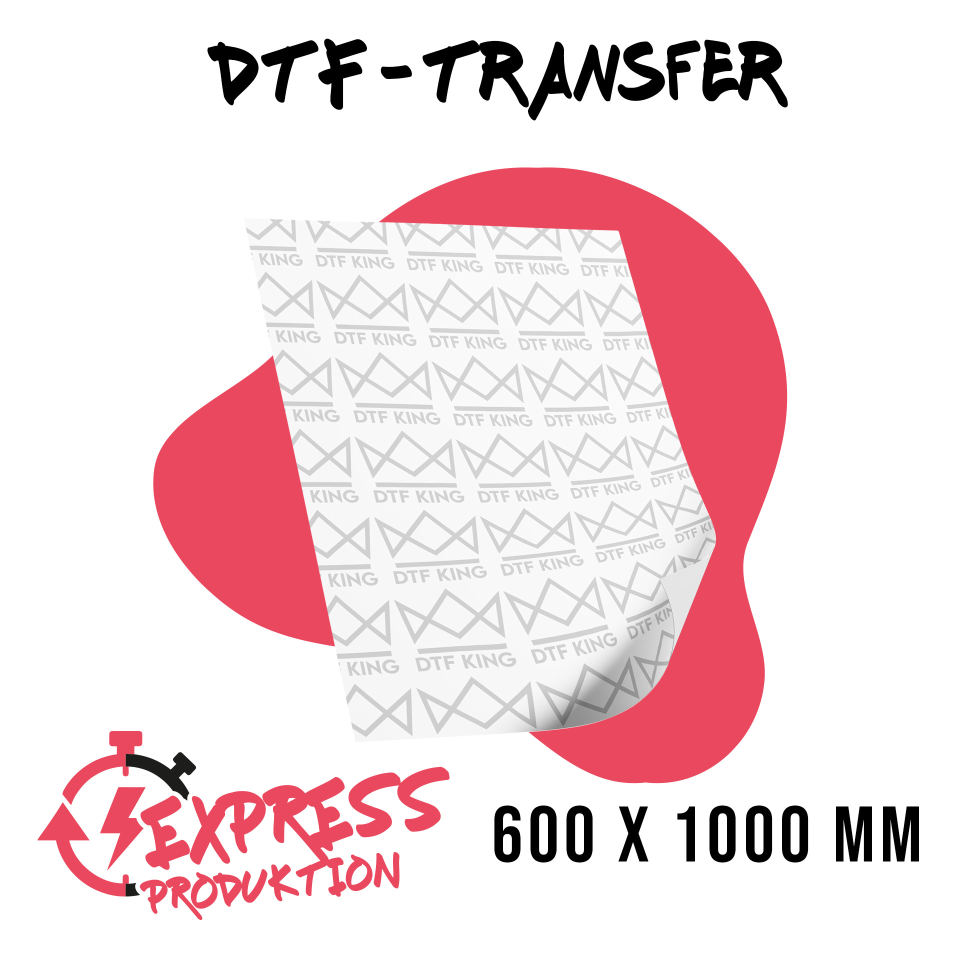 EXPRESS-PRODUKTION DTF-Transfer - Meterware