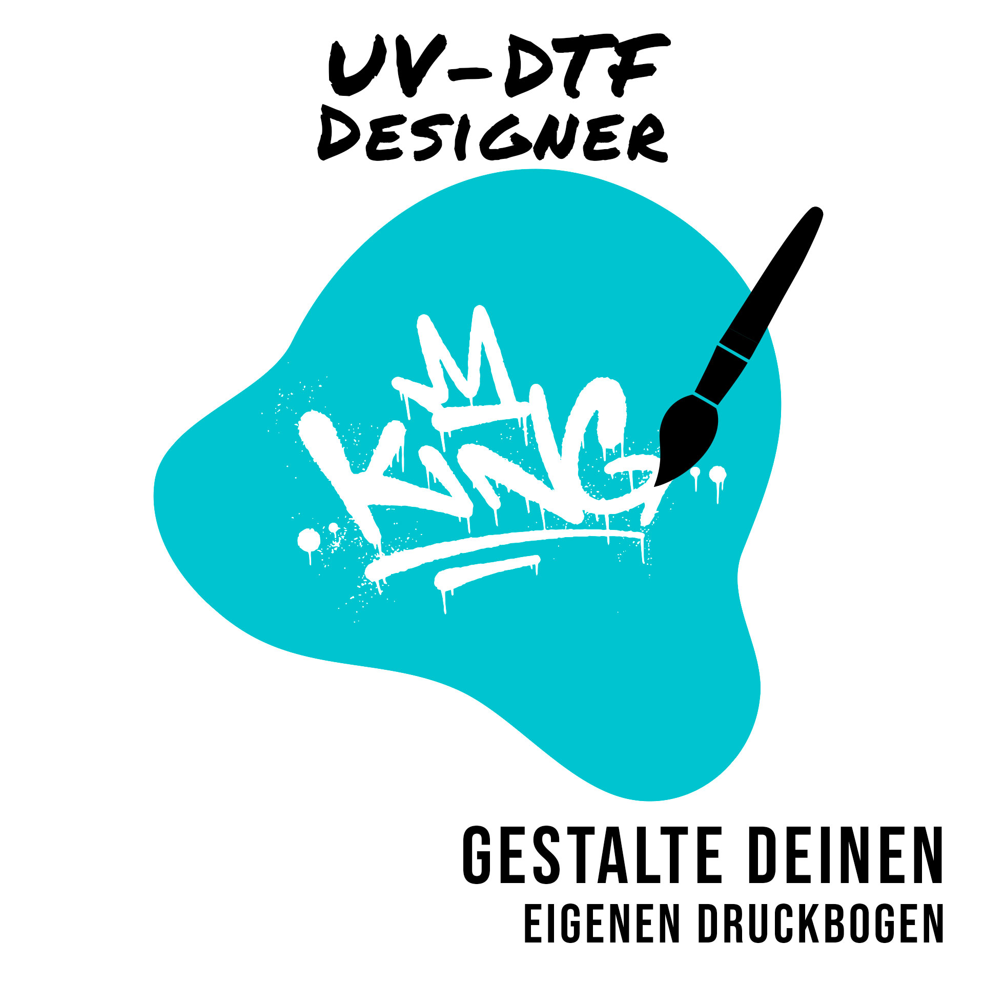 UV DTF Designer from DTF-King for designing your own gang sheet