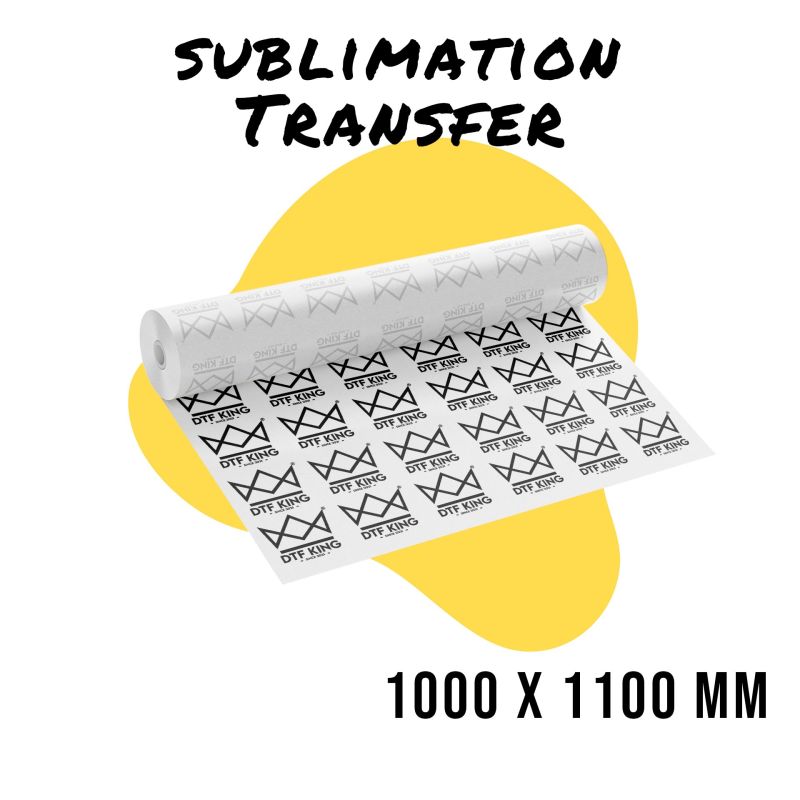 Sublimation transfer in 1000 x 1100 mm format
