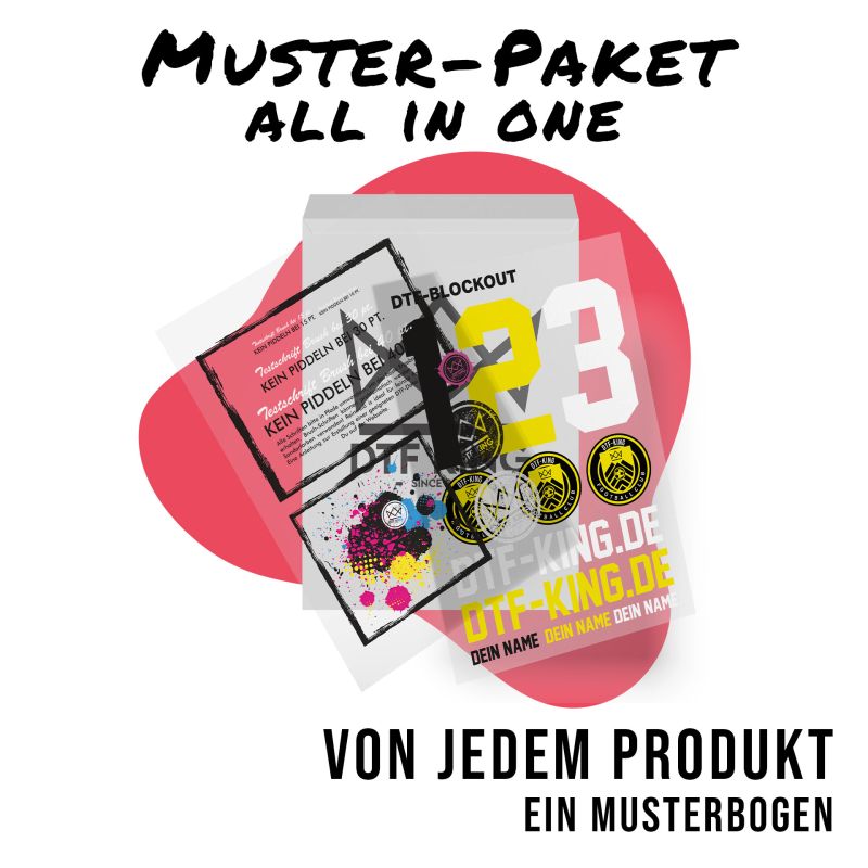 Muster-Paket All in One von DTF-King