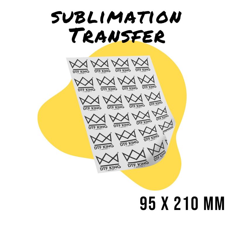 Sublimation transfer for mugs, 95 x 210 mm